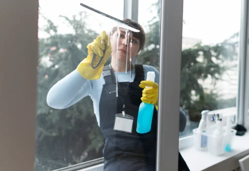 Nettoyage de vitres intérieures et extérieures à Saint-Ouen-de-Mimbré